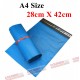 A4 size blue courier bag (28cmX42cm,10pcs)