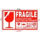 S4 Fragile Sticker White 9cm x 5cm, 60pcs