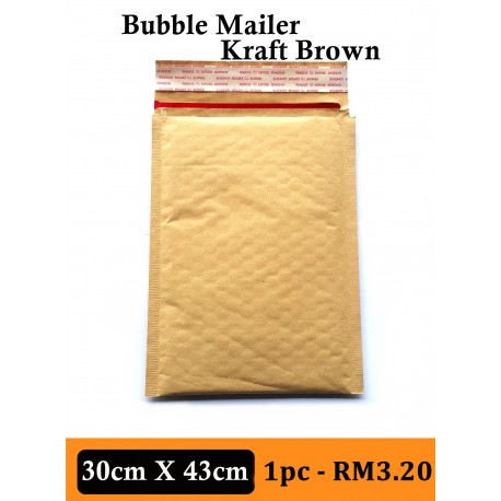 BUBBLE MAILER PADDED ENVELOP 30X43cm, 1PC