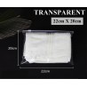 T4 Transparent Plastic Bag with Zip Lock (22X20cm,1pc)