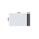 A4 size white color pocket courier bag (24 x 35 cm), 1pc