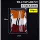 T1 Transparent Plastic Bag with Zip Lock (17X24cm,1pc)