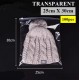 T2 Transparent Plastic Bag with Zip Lock (25cmX30cm, 1pc)