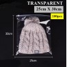 T2 Transparent Plastic Bag with Zip Lock (25cmX30cm, 100pc)