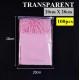 20X28cmTransparent Plastic Bag with Zip Lock (20X28cm,100pc)