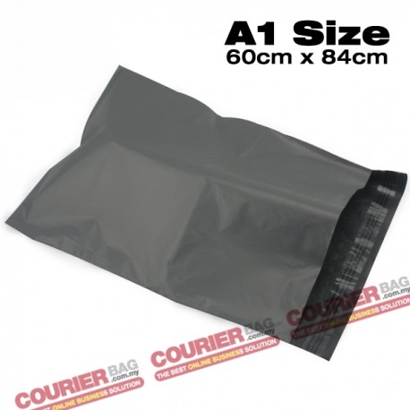 A1 size black courier bag (60 x 84 cm, 100pcs)