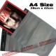 A4 size black courier bag (28 x 42 cm, 100pcs)