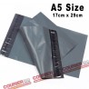 A5 size black courier bag (17 x 29 cm, 100pcs)