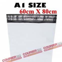 A1 size white courier bag (60 x 80 cm, 100pcs)