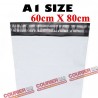 60x80cm Size White Courier Bag (100pcs)