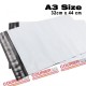 A3 size white courier bag (32 x 44 cm, 100pcs)