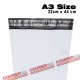 A3 size white courier bag (32 x 44 cm, 100pcs)