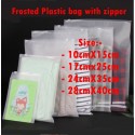 FROSTED ZIP LOCK BAG