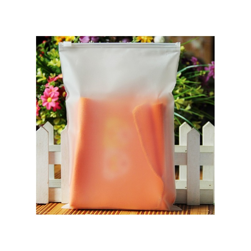 F1 Frosted Plastic Bag with Zip Lock (17 x 25cm), 1pc - Courierbag.com.my